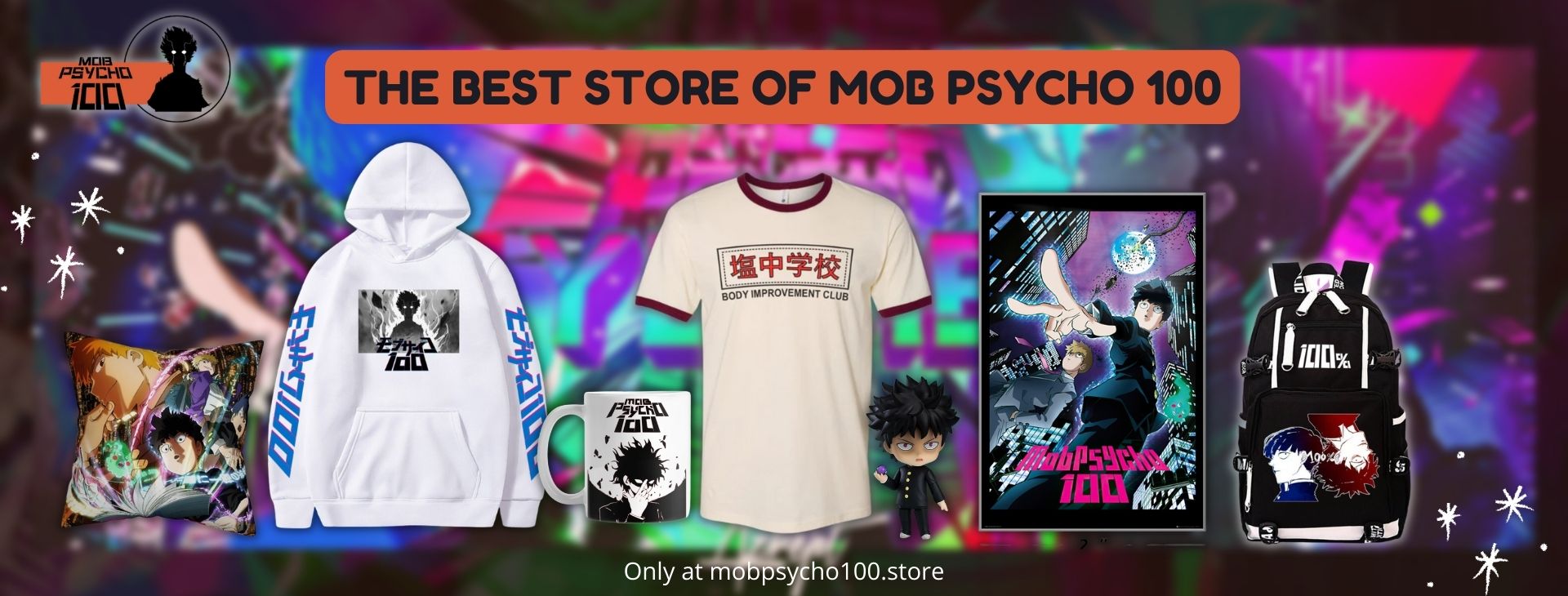 Mob Psycho 100 Banner - Mob Psycho 100 Store