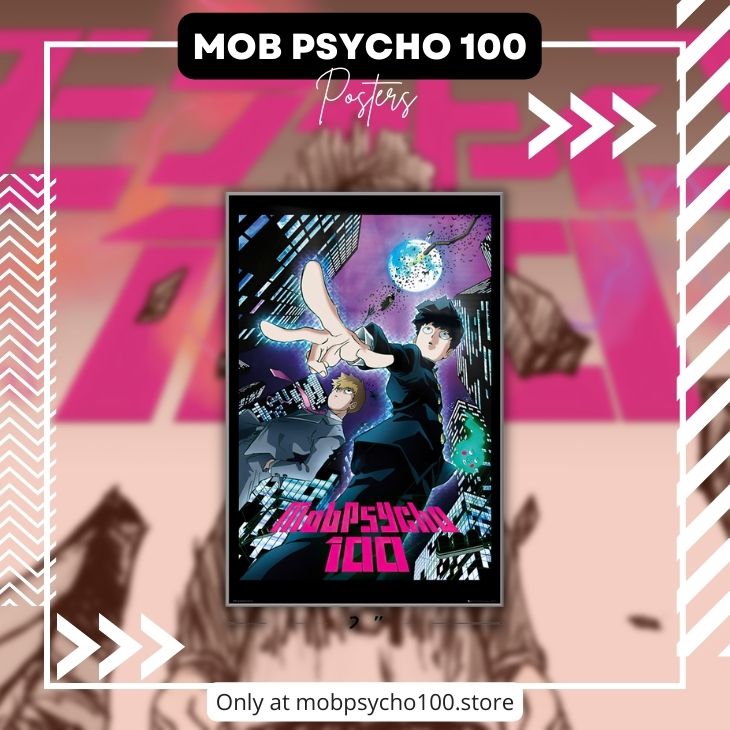 Mob Psycho 100 POSTERS 1 - Mob Psycho 100 Merch