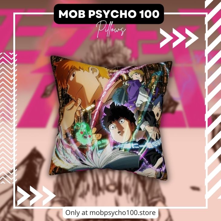 Mob Psycho 100 pILLOW 1 - Mob Psycho 100 Merch