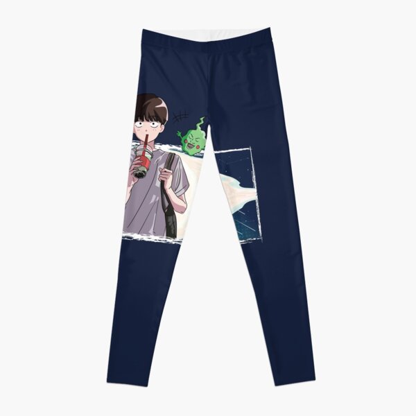 Kageyama Shigeo White T-Poison Skyness | Mob Psycho 100 Leggings RB1710 product Offical Mob Psycho 100 Merch