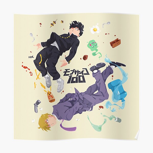 Shigeo x Reigen Poster RB1710 product Offical Mob Psycho 100 Merch