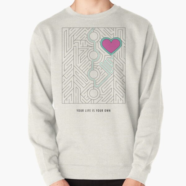 Your Life is Your Own (Heart Maze) | Mob Psycho 100 Inspired Pullover Sweatshirt RB1710 product Offical Mob Psycho 100 Merch
