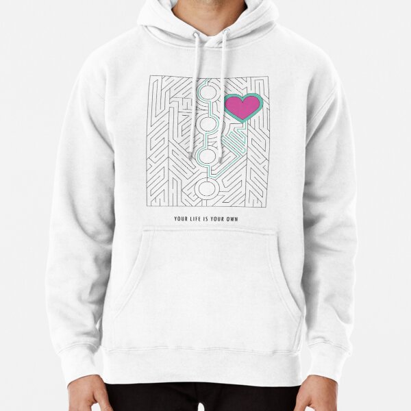 Your Life is Your Own (Heart Maze) | Mob Psycho 100 Inspired Pullover Hoodie