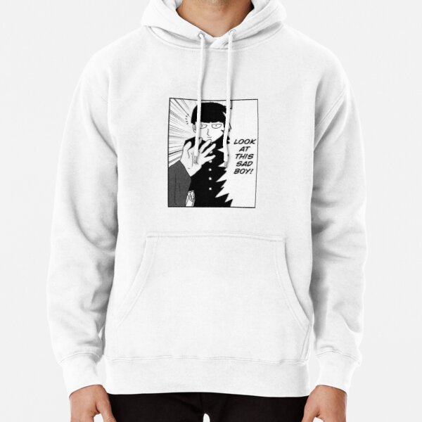 a sad boy  Pullover Hoodie RB1710 product Offical Mob Psycho 100 Merch