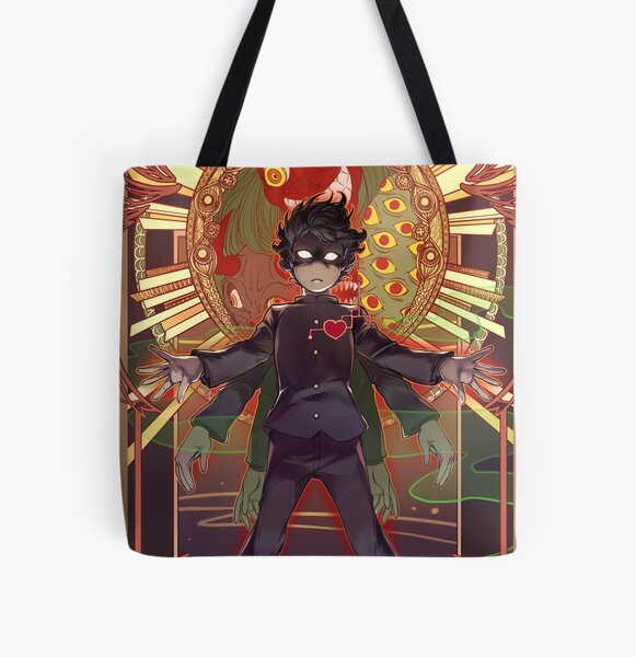 100% All Over Print Tote Bag RB1710 product Offical Mob Psycho 100 Merch