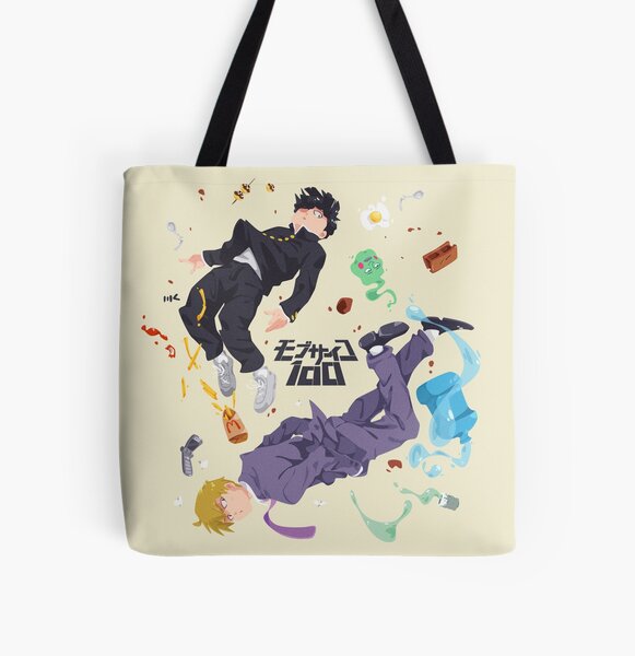 Shigeo x Reigen All Over Print Tote Bag RB1710 product Offical Mob Psycho 100 Merch