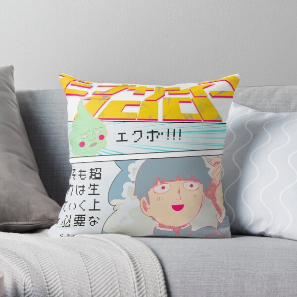 Mob Psycho Design Throw Pillow RB1710 product Offical Mob Psycho 100 Merch