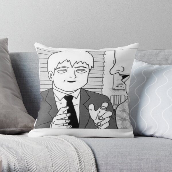 SHISHOU Throw Pillow RB1710 product Offical Mob Psycho 100 Merch