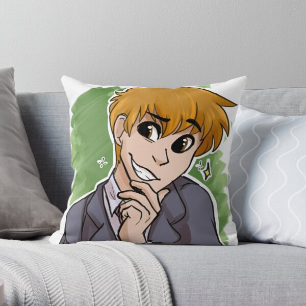 Sparkle Grin Throw Pillow RB1710 product Offical Mob Psycho 100 Merch