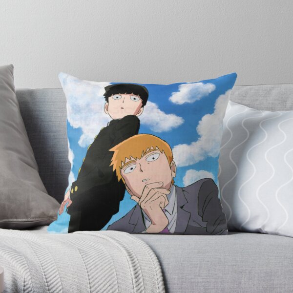 Mob Psycho 100 Throw Pillow RB1710 product Offical Mob Psycho 100 Merch