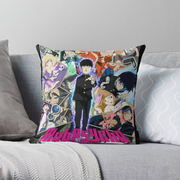 Mob Psycho 100  Throw Pillow RB1710 product Offical Mob Psycho 100 Merch