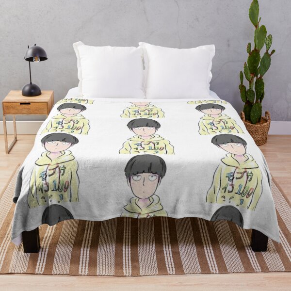 Character of Mob Psycho Throw Blanket RB1710 product Offical Mob Psycho 100 Merch