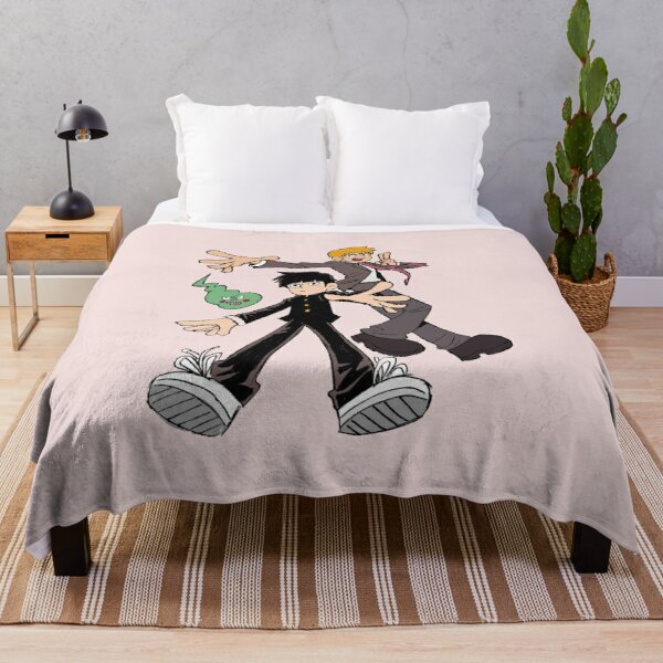 Mob Psycho 100 Throw Blanket RB1710 product Offical Mob Psycho 100 Merch