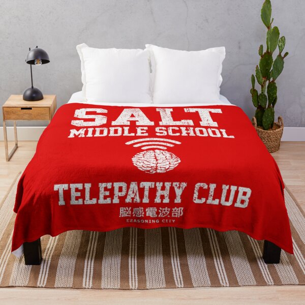 Salt Middle School Telepathy Club Throw Blanket RB1710 product Offical Mob Psycho 100 Merch