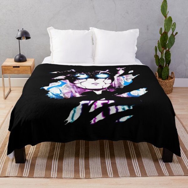 Anime Mob Psycho 100 Throw Blanket RB1710 product Offical Mob Psycho 100 Merch