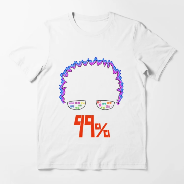 ssrcoslim fit t shirtflatlayf 1 - Mob Psycho 100 Merch